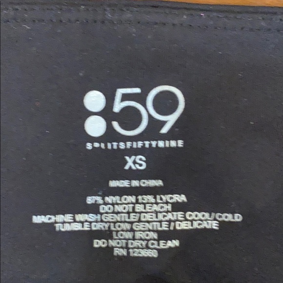 Studio 59 Leggings.  Black Grey and Tan - Picture 5 of 6